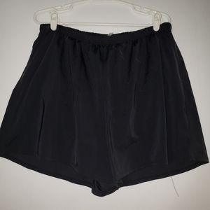 Black swim shorts